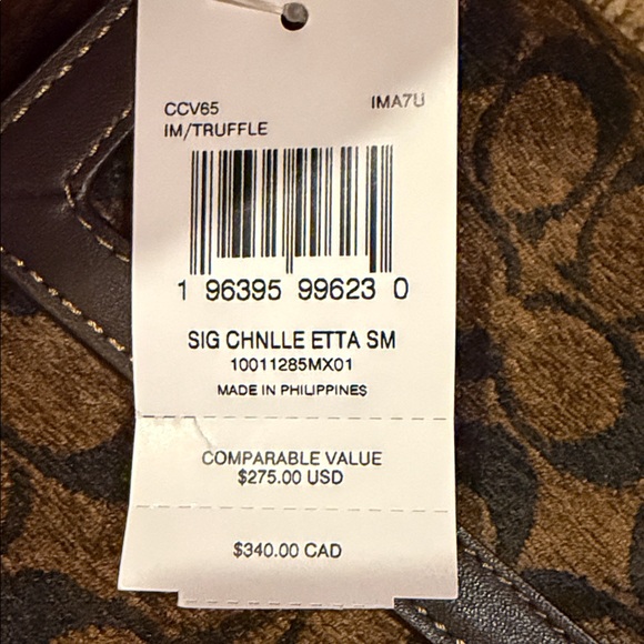 Etta Small Flap Shoulder Bag In Signature Chenille - Picture 5 of 8